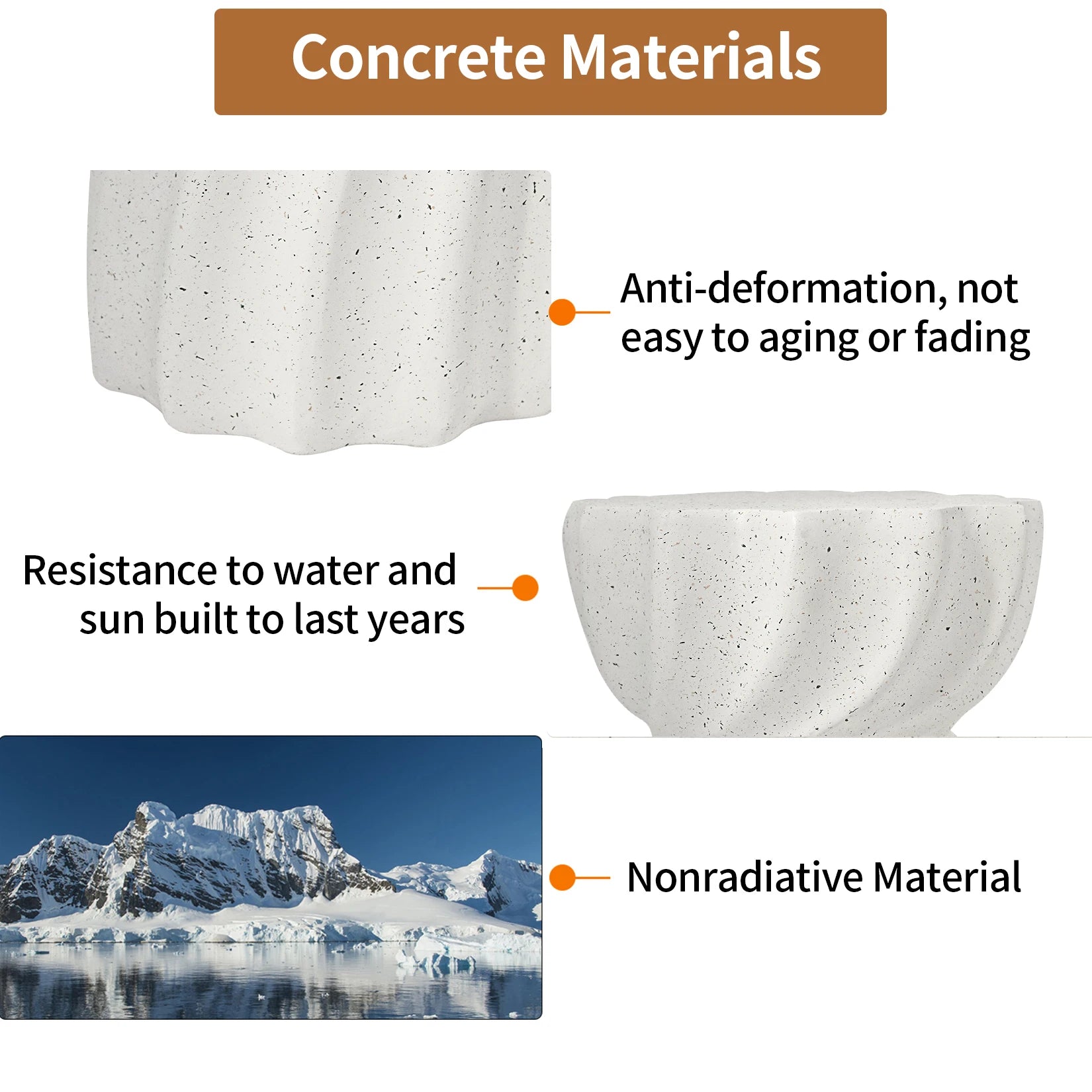 Contemporary Lightweight Concrete Accent Side Table Patio Hourglass Side End Table Garden Stool for Living Room Office