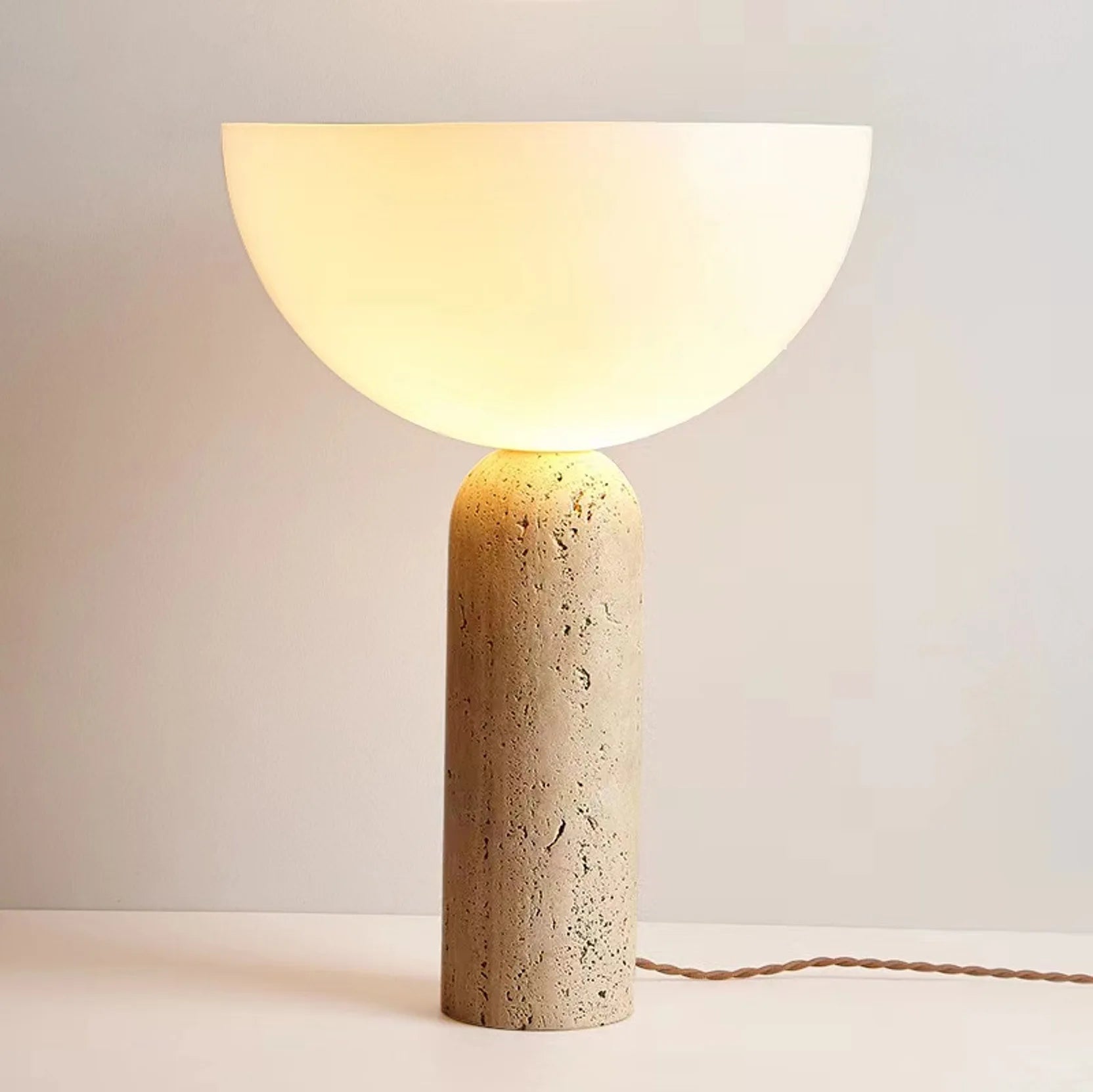 Danish Designer Luxury Marble Floor Lamp Minimalist LED Mushroom Table Light Acrylic Lampshade Decor Bedroom Bedside Study Hotel