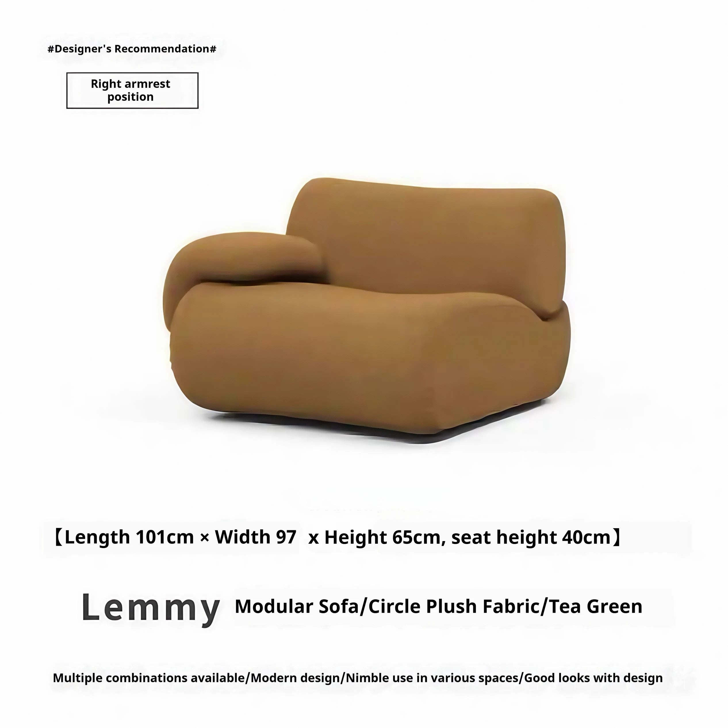 Vacuum-Compressed Modular Sofa, Wabi-Sabi Sherpa Fabric Sectional with High-Elastic Foam, Cream Mid-Century Style, Space Saving