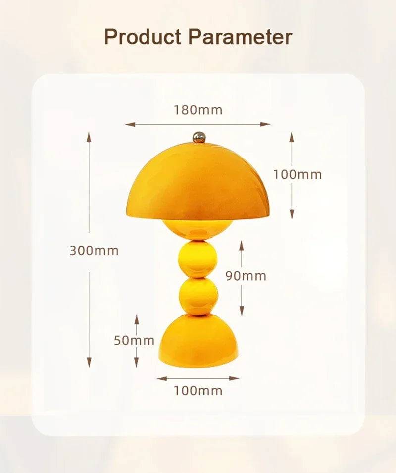 Nordic LED Flowers Table Lamp USB Dimmable Night Light for Bedroom Bedside Desk Lighting Home Living Room Decor