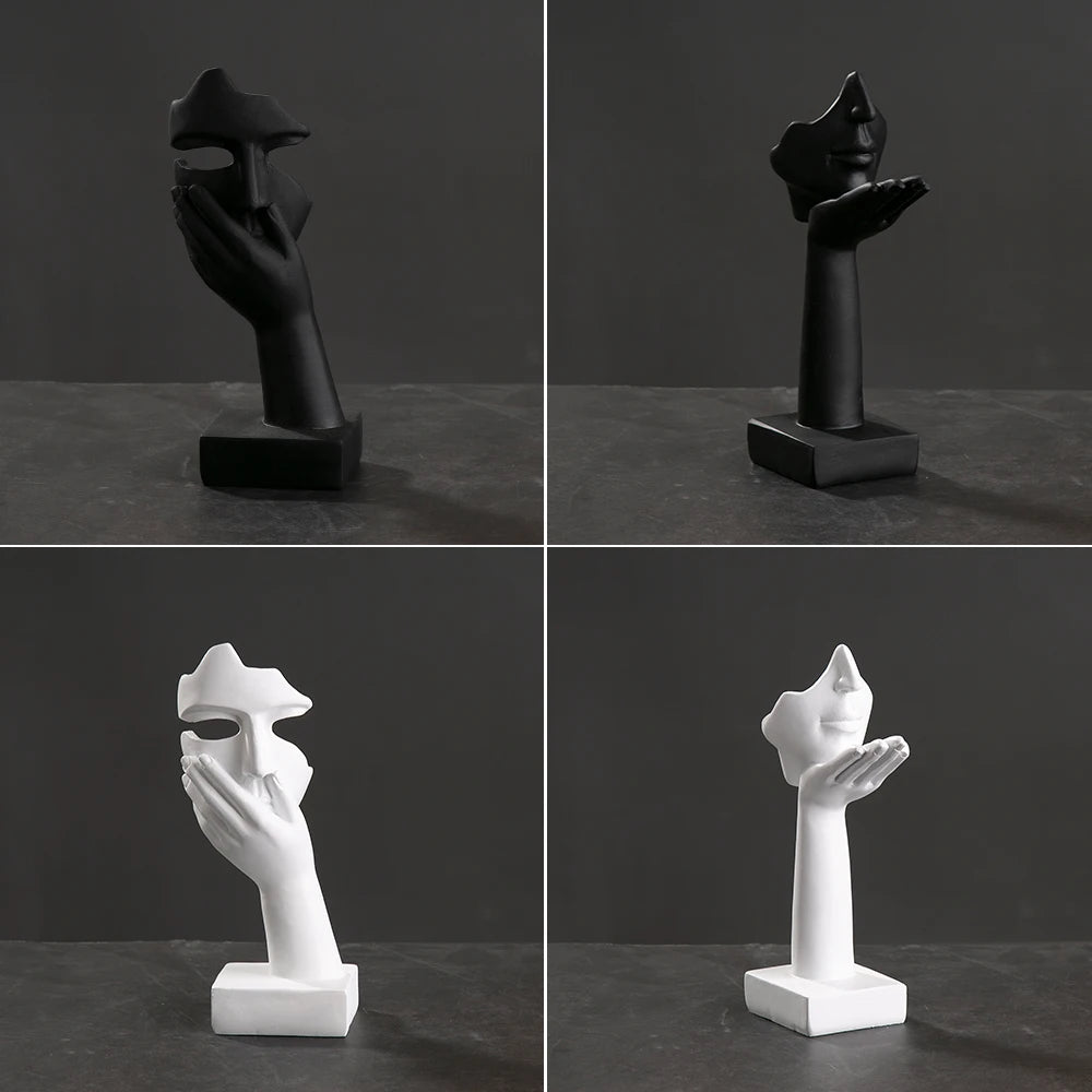 European crafts ornaments simple abstract figure sculpture office living room sculpture art decorations