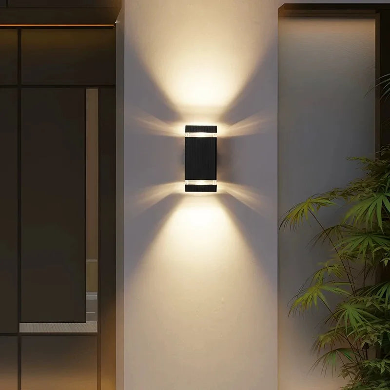 Outdoor wall lights Exterior wall waterproof led wall washers Hotel entrance Upper and lower double-headed pillars Outdoor light