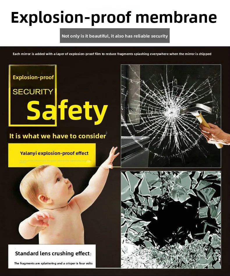 19.5 Inch Smart Round Mirror Bathroom Mirror Anti-fog Makeup Wall Hanging Bathroom Bathroom Led Mirror with Light Vanity Mirror