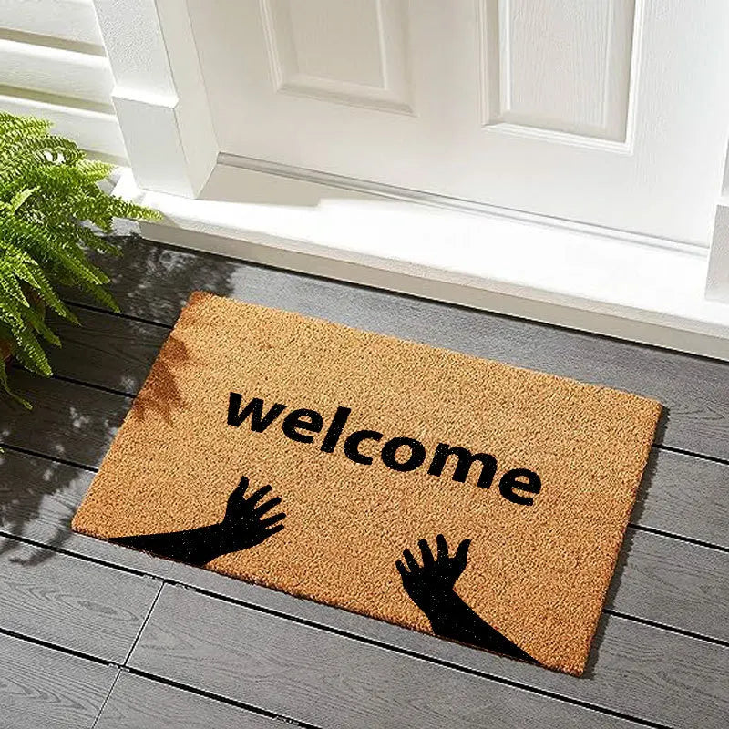 Anti-Moisture Coconut Palm Floor Mat – Anti-Slip Entrance Welcome Mat for Home