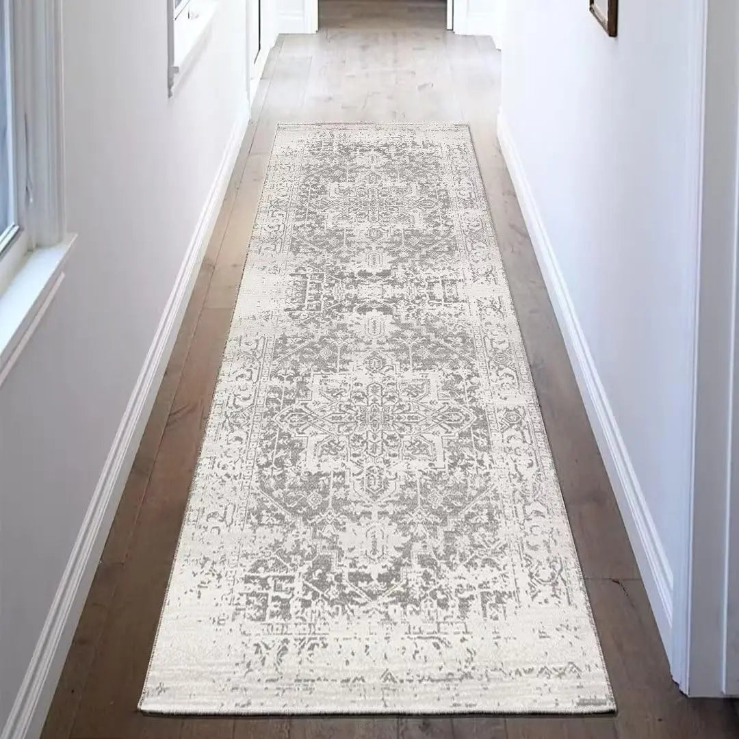 VIKAMA High-Grade Plaid Carpet Kitchen Rug Long Floor Mat Thin Door Mat Living Room Carpet Rug For Bedroom Home Decoration