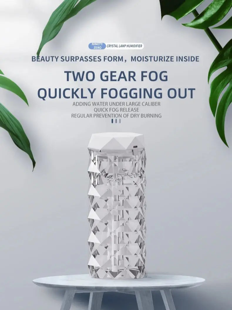 Evaporative air humidifier 500ML spray purifier perfume essential oil diffuser perfume spray night light humidifier