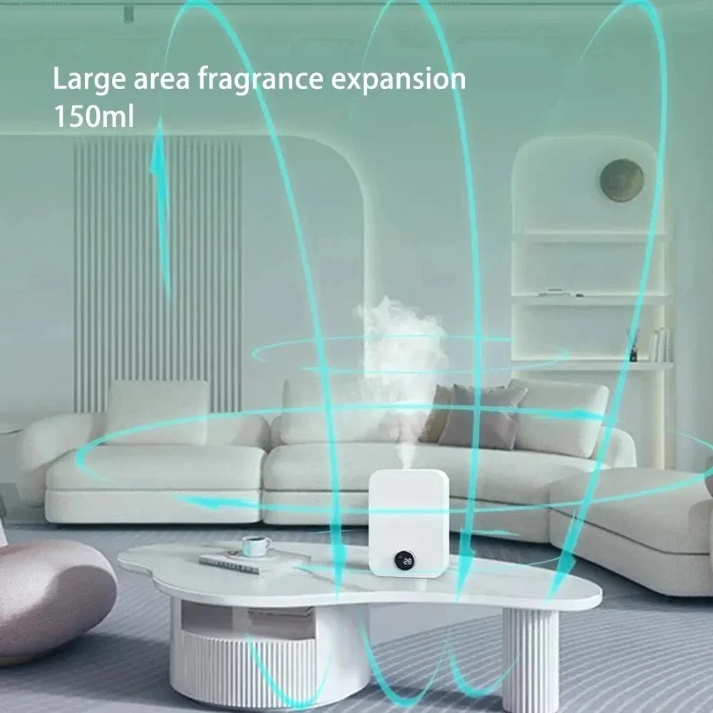 Smart Scent Air Machine For Home Hotel Collection Diffuser Wall Mounted Aroma Diffuser 150ML Waterless Essential Oil Diffuser