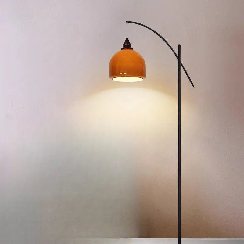 Medieval Floor Lamp Apartment Living Room Retro Sofa Fishing Lamp Bedroom Japanese Floor Light LED Lighting Decorative Lights