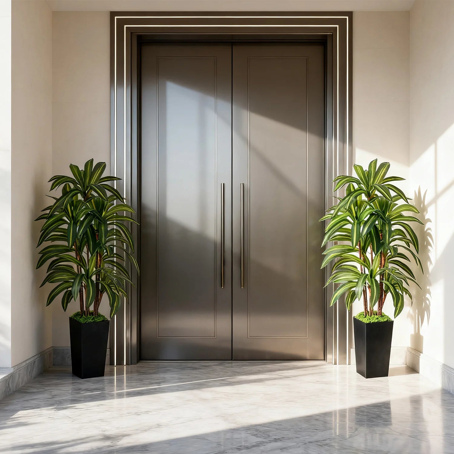 5 feet artificial Brazilian tree with potted artificial tree with artificial plant greening fake tree suitable for home use