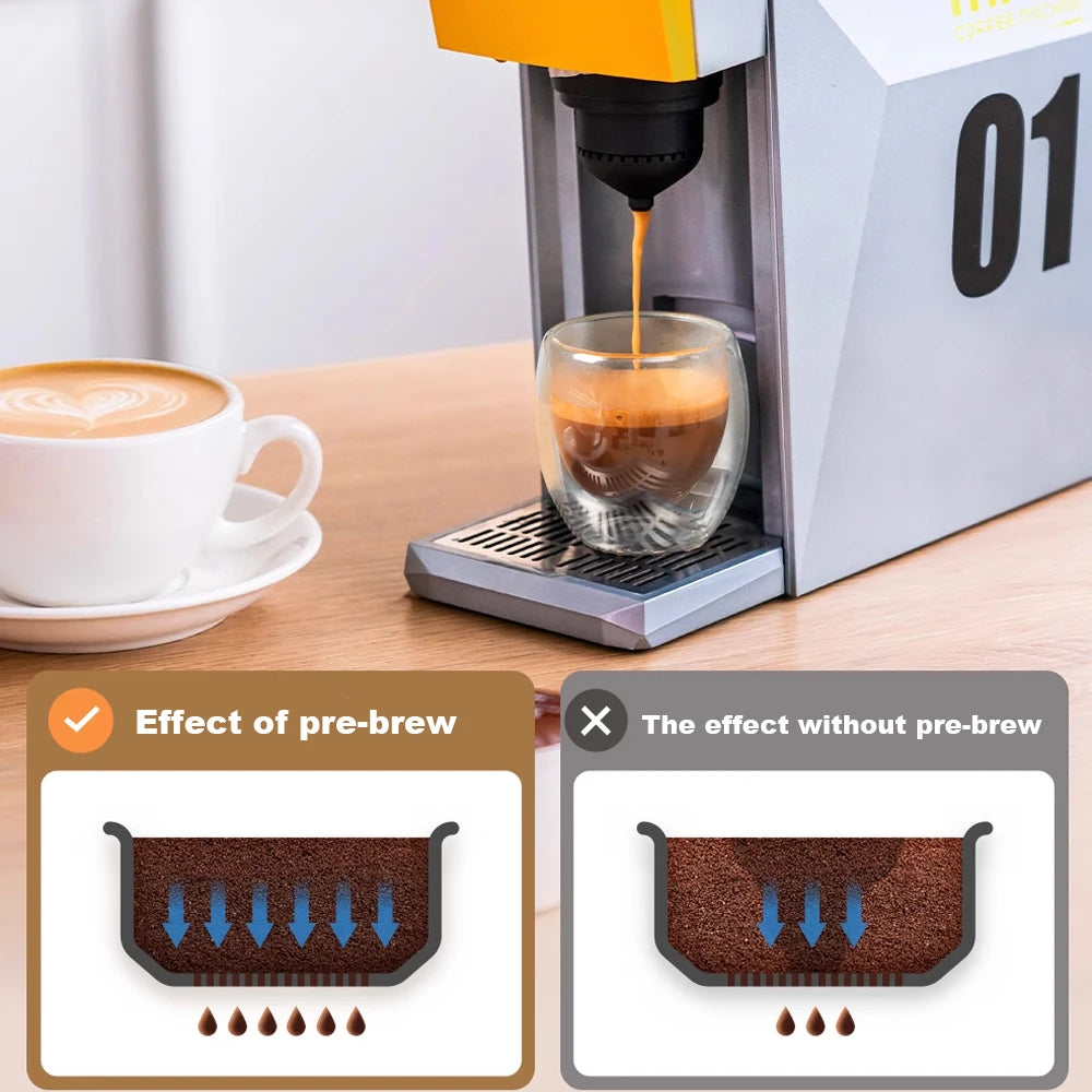 4-in-1 Multi-Compatible Espresso Machine – K-Cup, Nespresso Original, DG Capsules & Ground Coffee