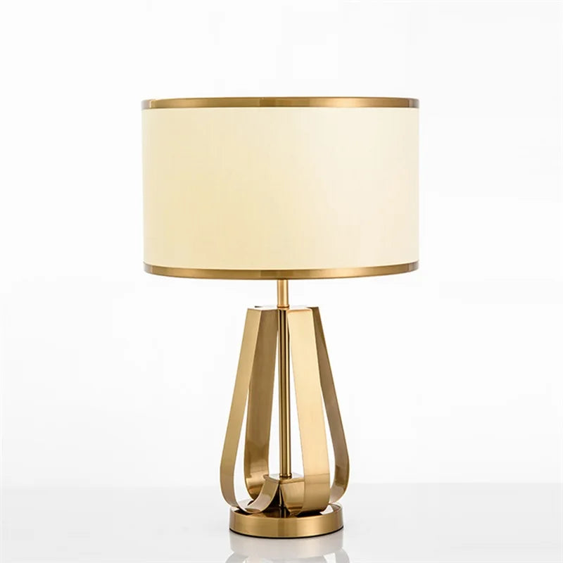 SOFEINA Modern Table Lamps Bedside Luxury Design Golden Desk Lights Home E27 Decorative For Foyer Living Room Office Bedroom