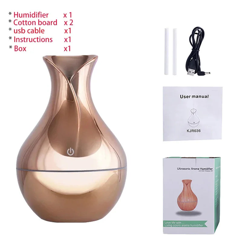130ML Ultrasonic Air Home Humidifier Mini Mist Maker Aroma Diffuser USB Aroma Essential Oil Diffuser For home office