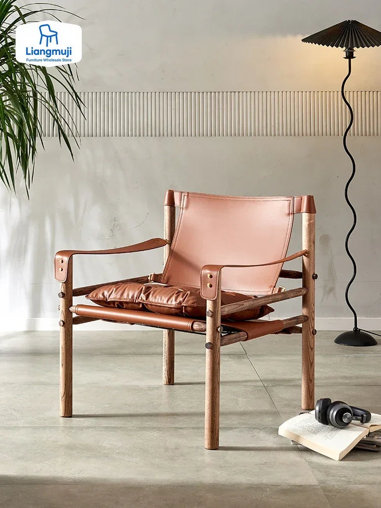 Designer Vintage Accent Chair – Single Lounge Sofa Chair