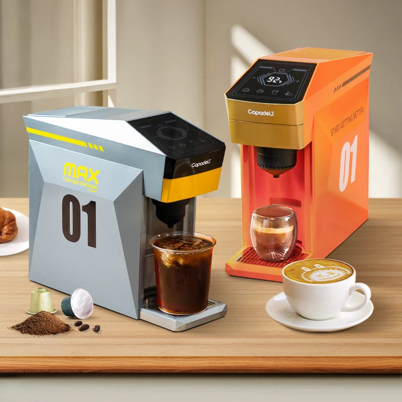 4-in-1 Multi-Compatible Espresso Machine – K-Cup, Nespresso Original, DG Capsules & Ground Coffee