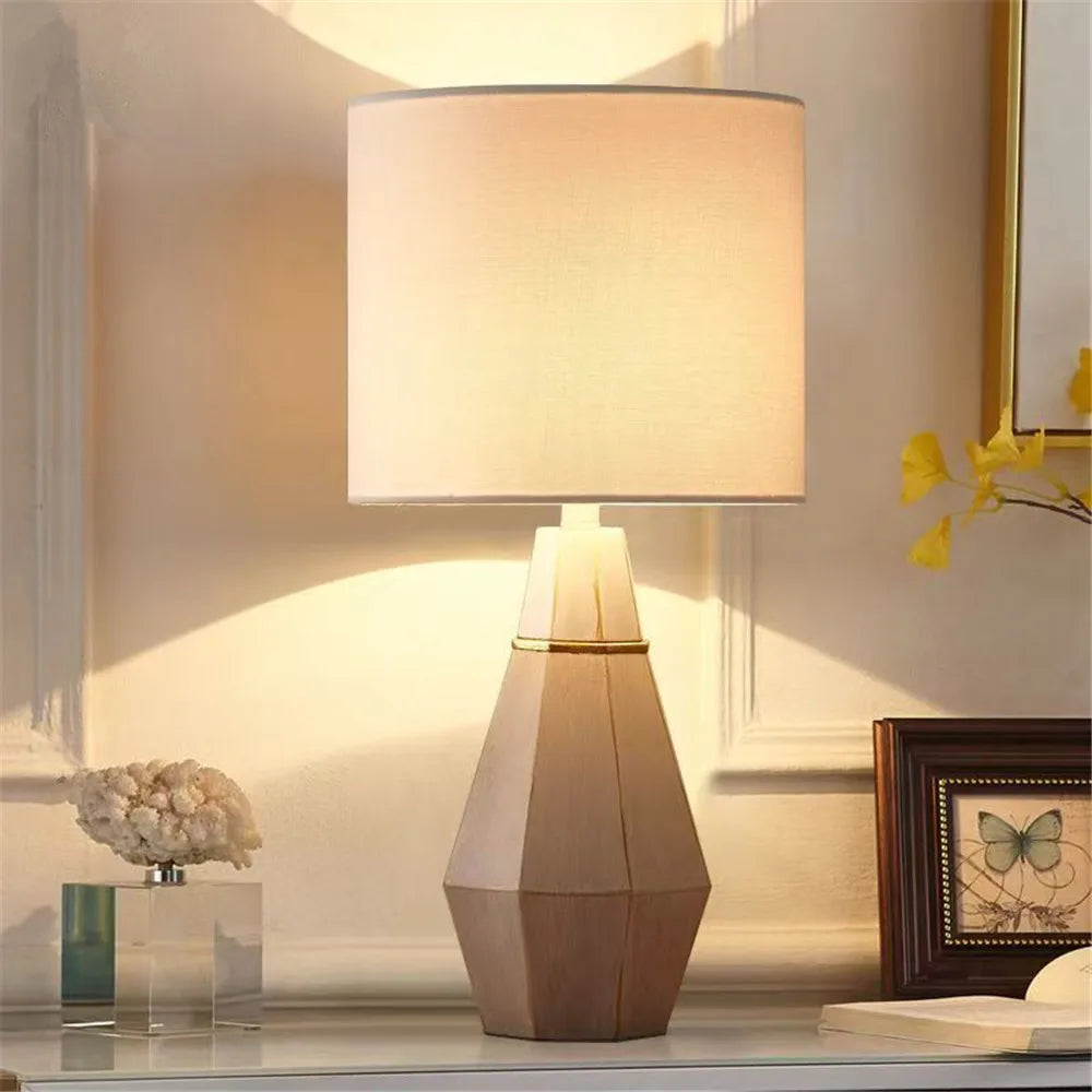Contemporary Luxury Table Lamp LED American Creativity Living Room Bedroom Study Villa Hotel Bedside Household Desk Light