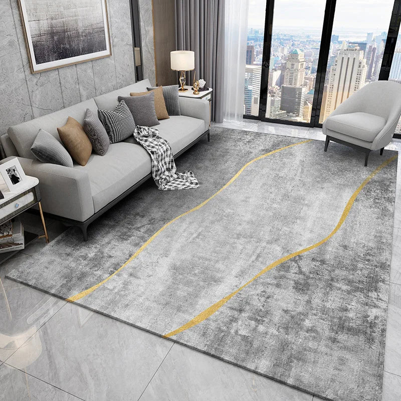 Nordic Light Luxury Living Room Rugs Sofa Coffee Tables Carpets Modern Simplicity Style Bedroom Carpet Home Cloakroom Lounge Rug