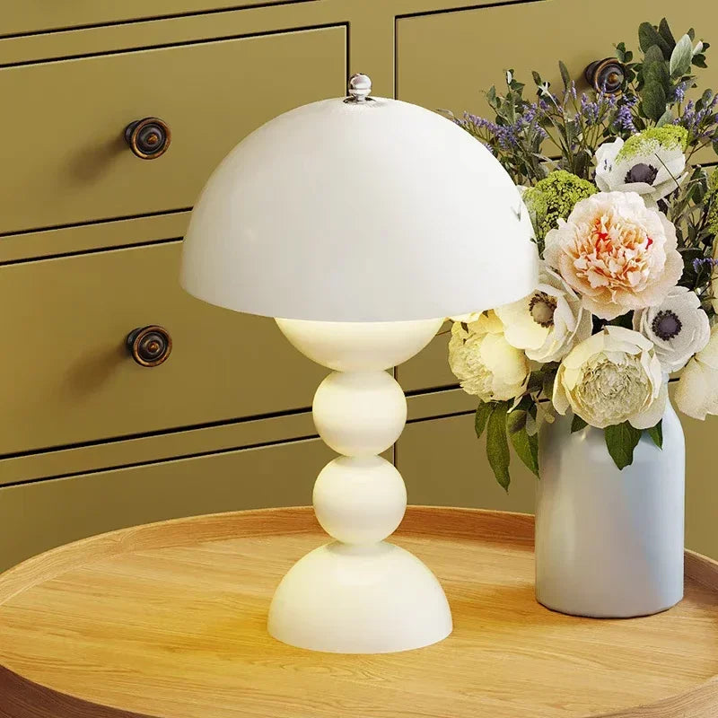 Nordic LED Flowers Table Lamp USB Dimmable Night Light for Bedroom Bedside Desk Lighting Home Living Room Decor