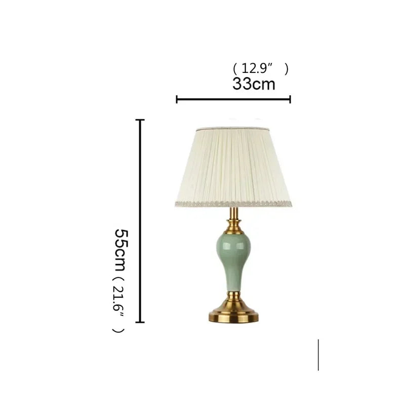 CEDRIC Table Lamps Desk Lighting Contemporary Ceramic LED for Home Office Creative Hotel Decoration