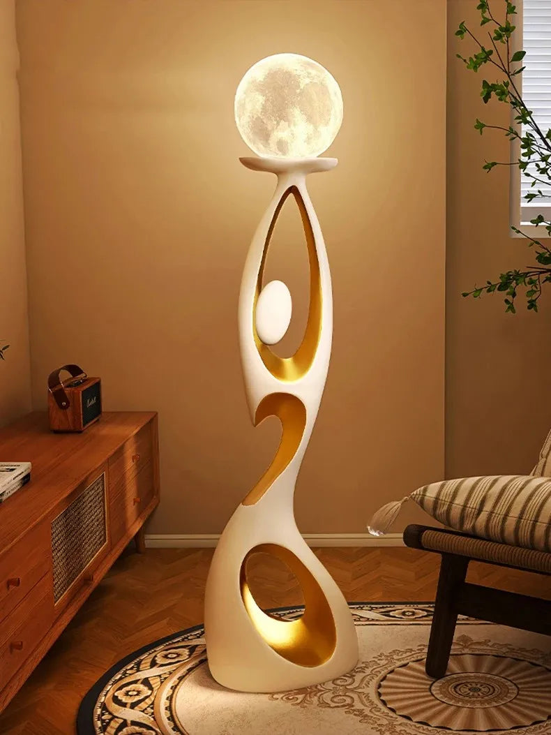 Luxury-simplified floor lamp, living room lamp, bedroom lamp, villa study floor lamp