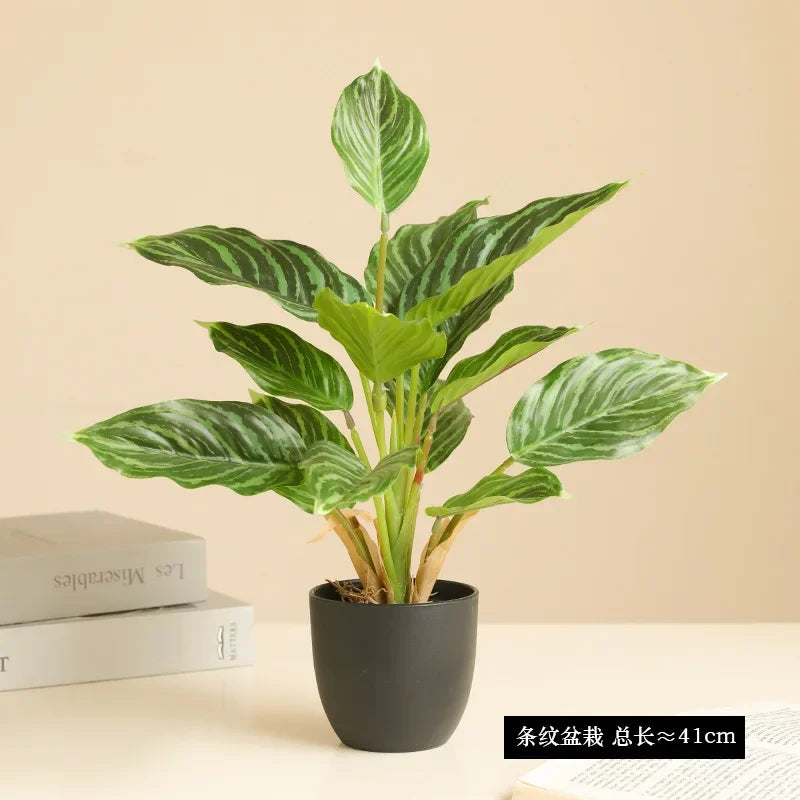 High-end Latex Artificial Potted Plant Green Ivy for Home Room Decoration Fake Plants Bonsai Wedding Party Event Garden Decor
