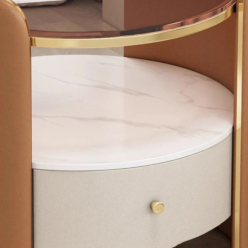 Reative Beauty Night Table Exquisite Trendy Elegant Storage Nightstand With Drawers Comodini Camera Letto Bedroom Furniture