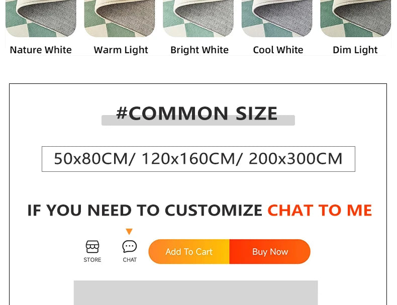 Bedroom Carpet Non-slip Soft Comfortable Floor Mat Yellow Fun Sun Irregular Rug Sofa Living Room Home Decoration Mats