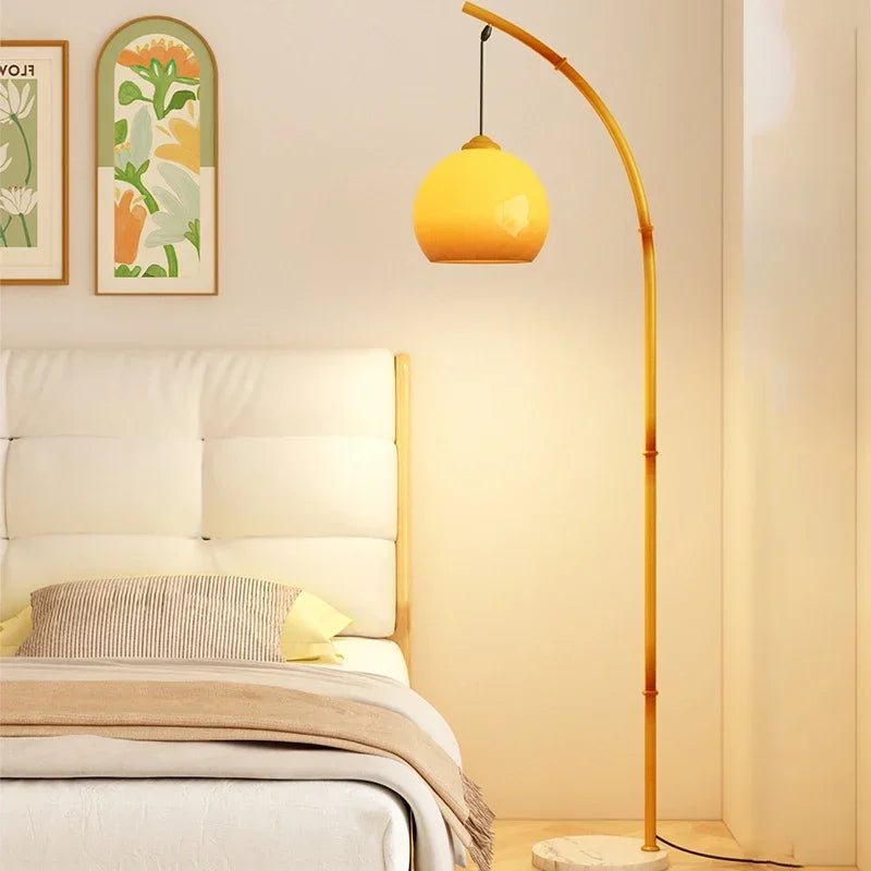 OUTELA Nordic Floor Lamp Modern Family Iiving Room Bedroom Homestay Creativity  LED  Decorative Standing Light