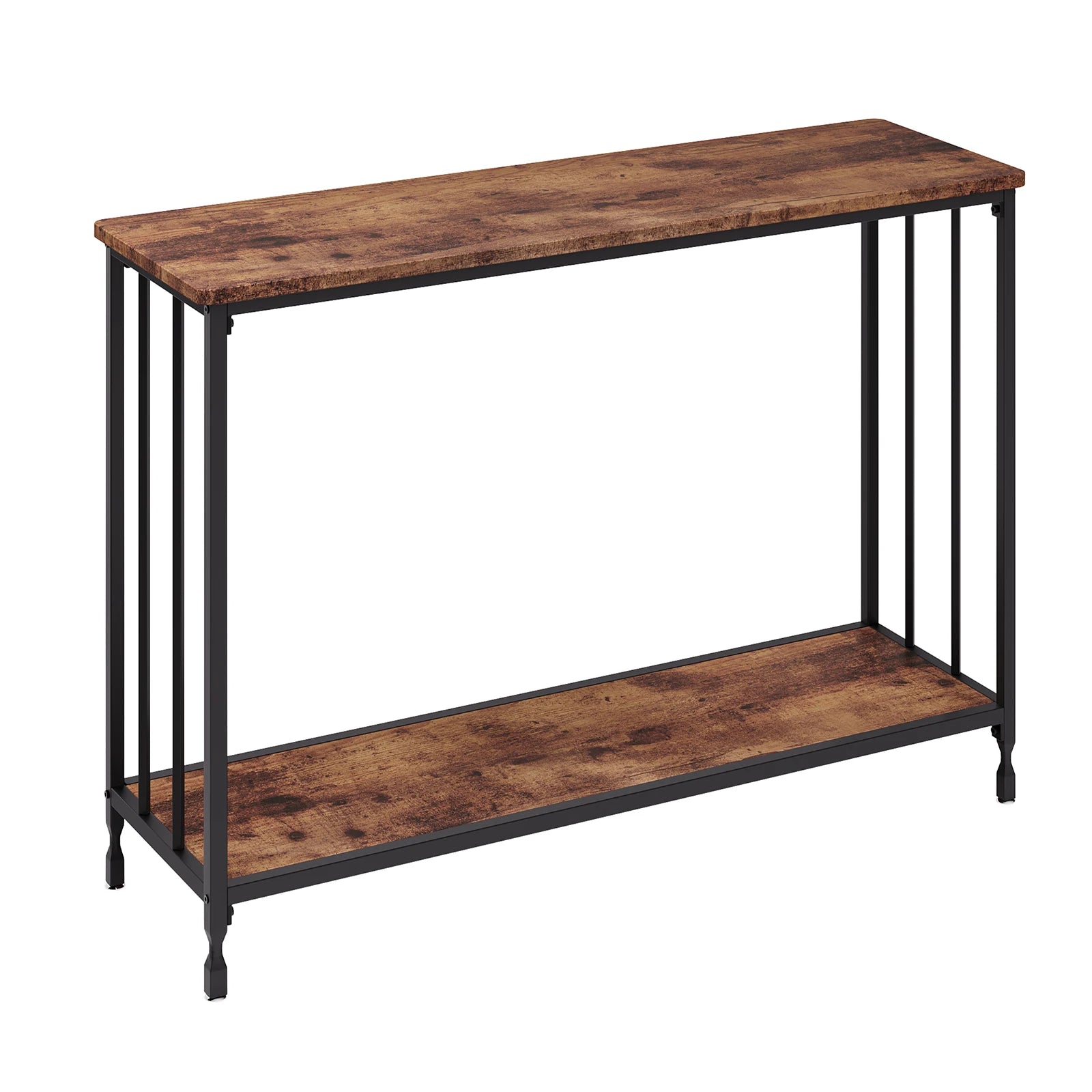 Console Table 105cm Sofa Tables Narrow Entryway Table Metal Frame Behind Couch Table for Living Room Foyer Hallway Bedroom