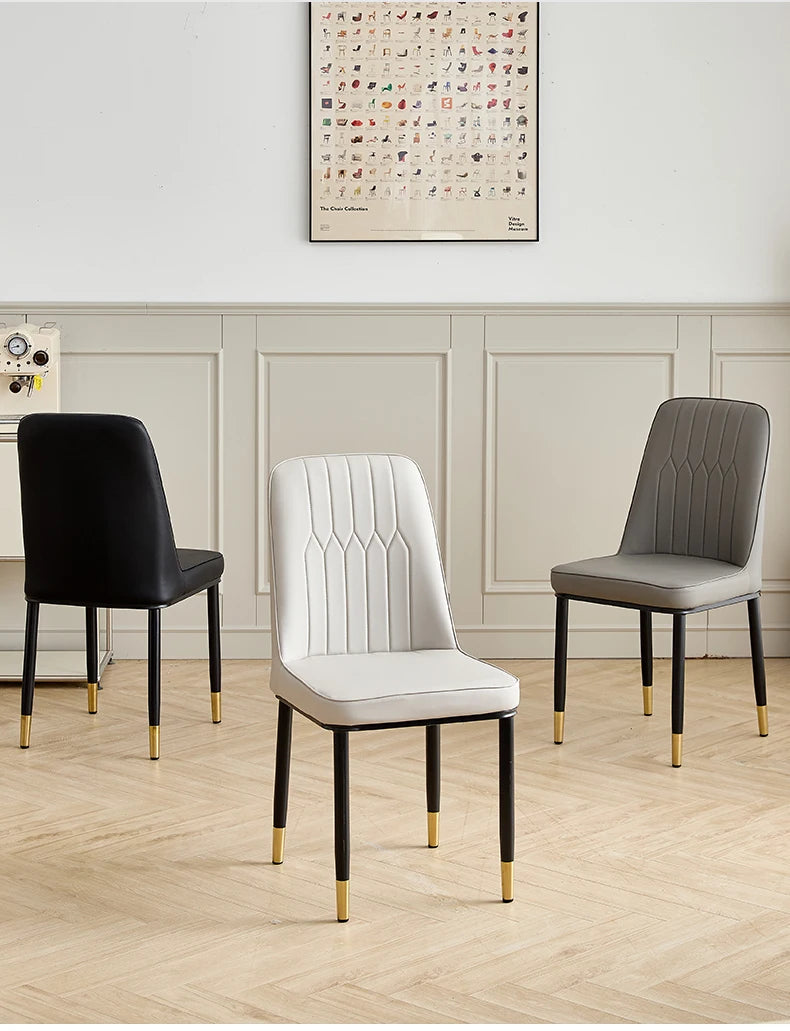 Luxury Accent Leisure Chair – Wrought Iron Upholstered Tea Chair