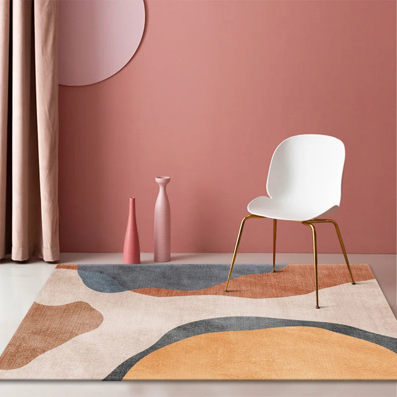 Nordic Light Luxury Living Room Rugs Sofa Coffee Tables Carpets Modern Simplicity Style Bedroom Carpet Home Cloakroom Lounge Rug
