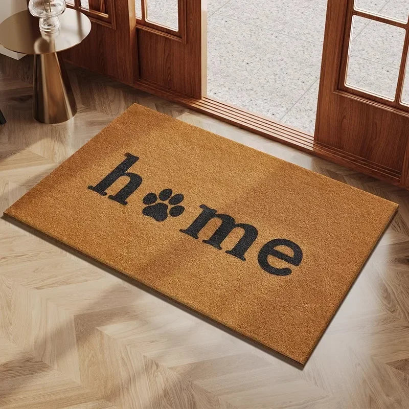 Silk ring entrance door mat, dirt resistant, non washable, high-end foot mat, household entrance sliding door rubbing mat