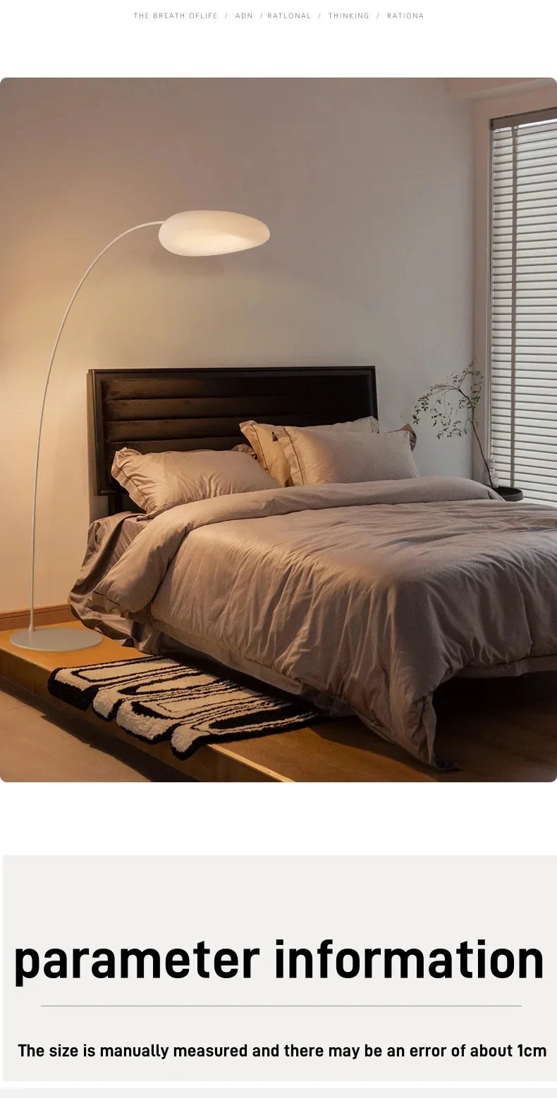 Creative Floor Lamp Modern Minimalist Standing Light Living Room Fishing Lamp Artistic Mood Lamp Bedroom LED Lighting Fixture