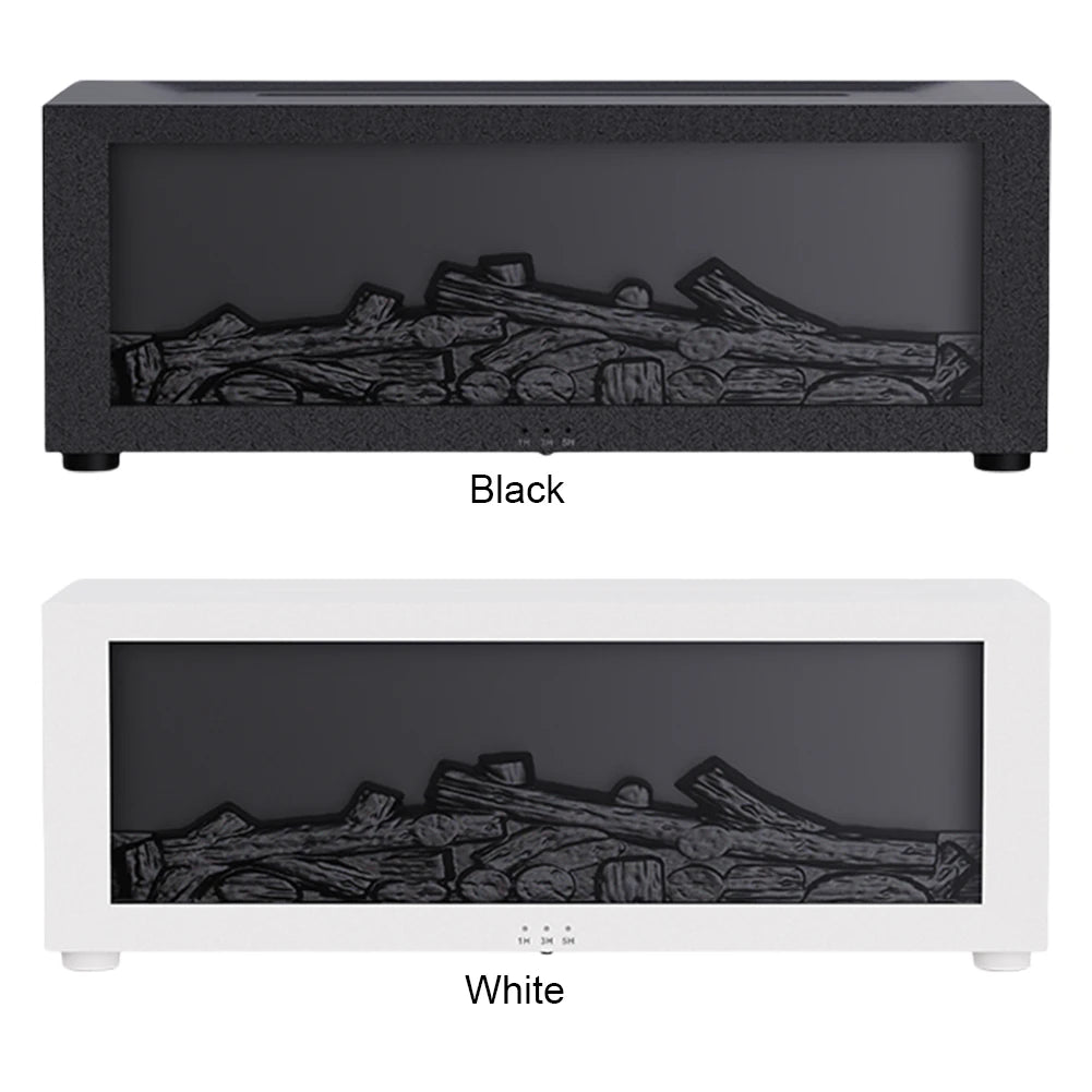 Air Humidifier Essential Oil Diffuser Flame Aroma Humidifier Home Room Fragrance Diffuser with LED Light Aromatherapy Diffuser