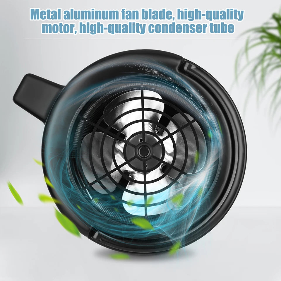 4L Water Distiller Machine – 750W Stainless Steel with Glass Container