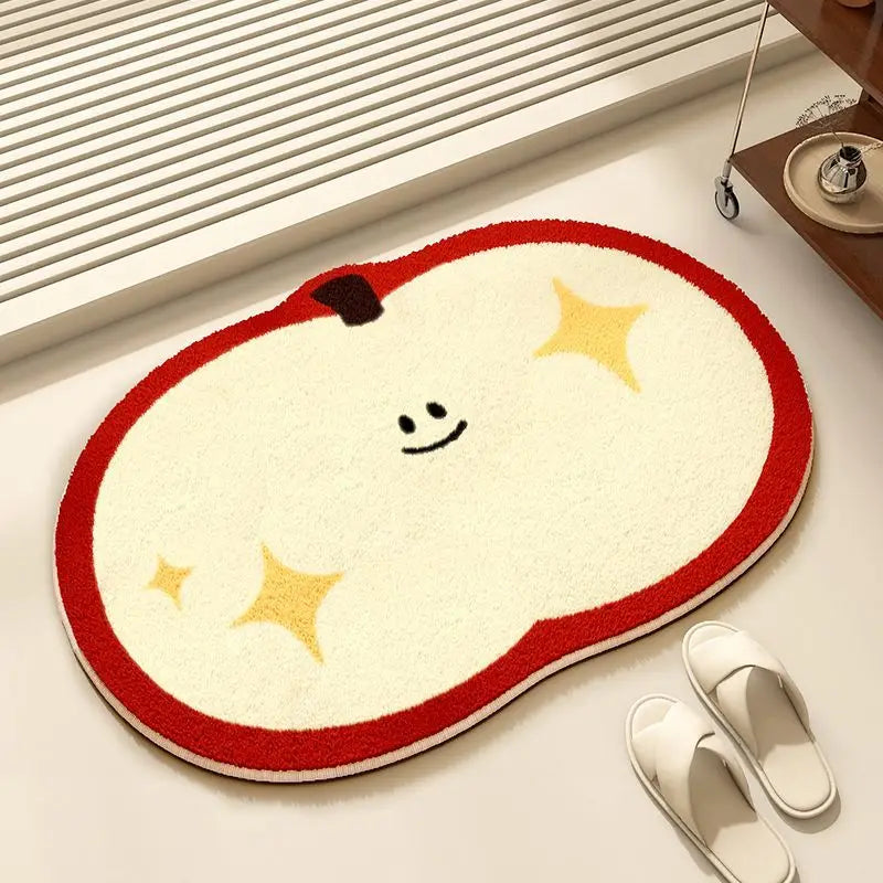 Floor Bath Waterproof Anti-Slip Bedside Rug For Bedroom, Winter Protection Home Decoration For Autumn And Winter