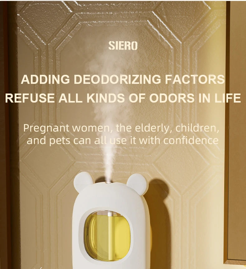 Cute Appearance Aromatherapy Diffuser Car Office Bedroom Living Room Kitchen Deodorant Portable Aromatherapy Machine