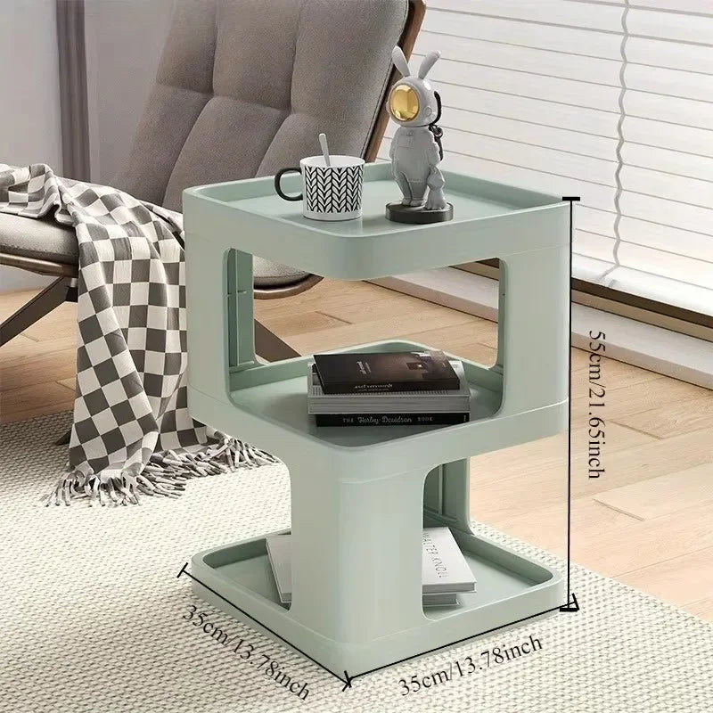 small bedside cabinet, luxurious and simple modern coffee table, a few sides, Nordic creative living room, a few corners.