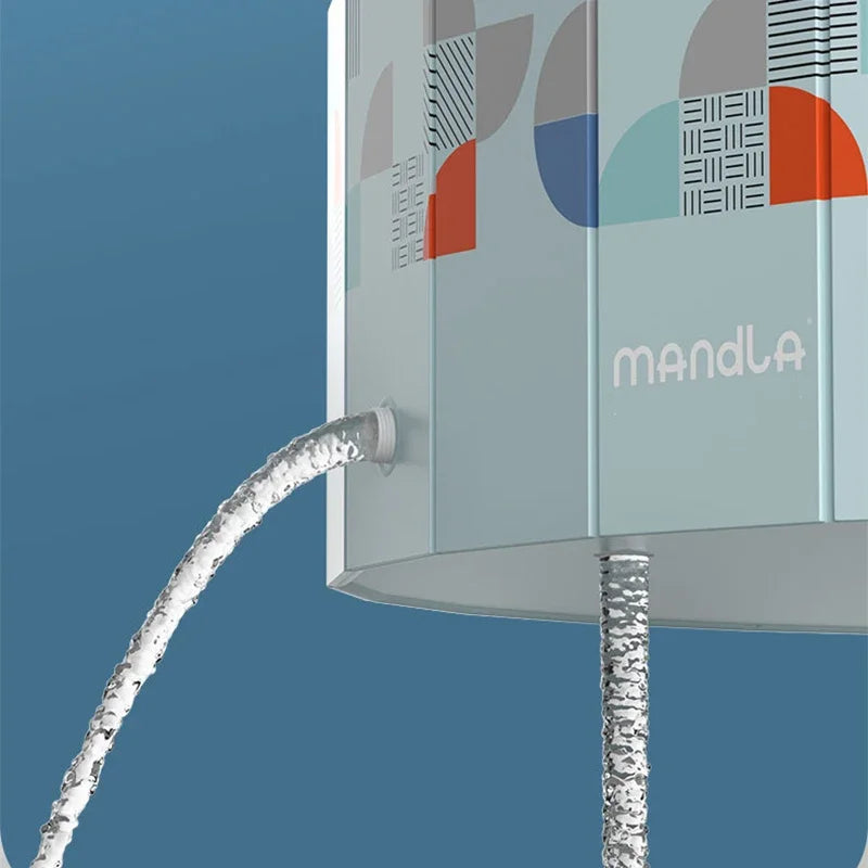 PVC Foldable Non-Inflatable Swimming Pool – Family & Pet Outdoor Pool