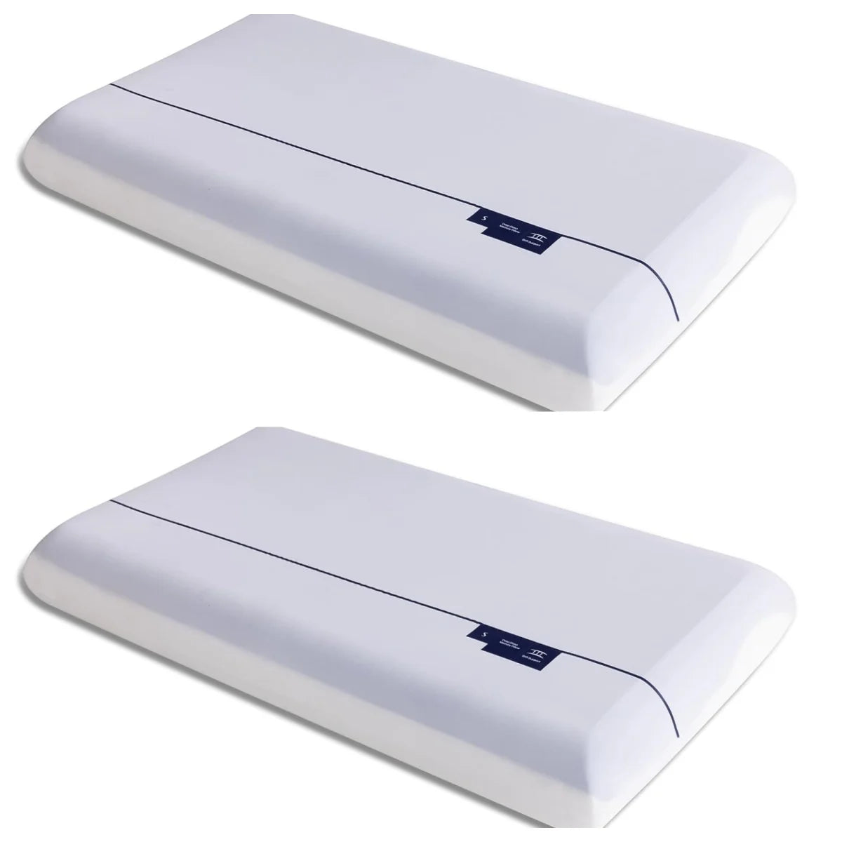 Cooling Memory Foam Pillows,Cervical Neck Pillow for Neck Pain Relief,Soft and Cooling for Back Side Sleeper Pillow - Two-Sided