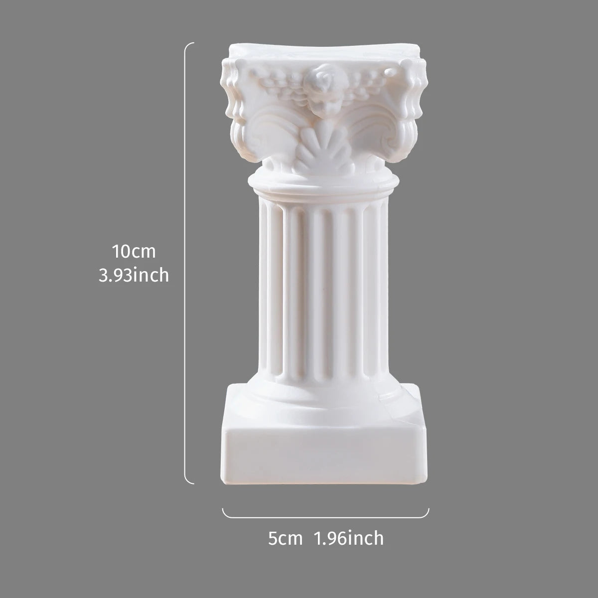 1PC, Roman column sculpture resin handicraft statues, festival decorative candlesticks, Roman column church decorations