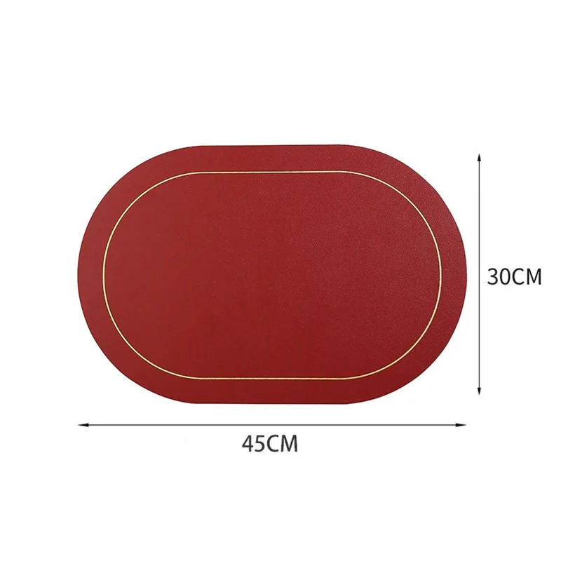 Creative Shapes Placemats,Double-Sided Design Coffee Tea Mat,Nordic Style Kitchen Dining Decor Place Mats,Tableware Pad