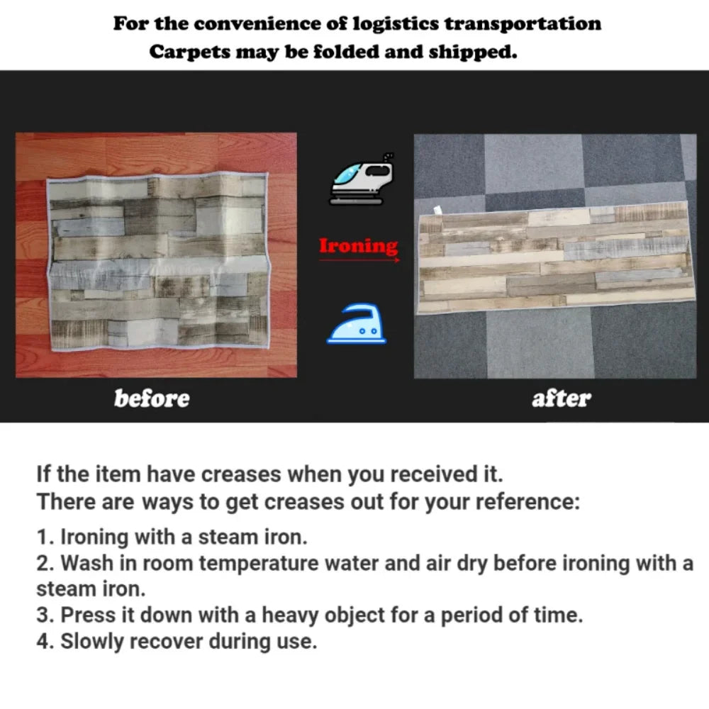 VIKAMA Absorbent Non-Slip Doormat Entry Floor Mat European-Style Simple Entry Door Wear-Resistant Rub-Resistant Doormat