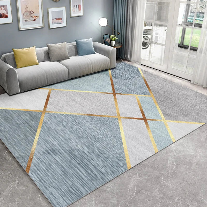 Nordic Light Luxury Living Room Rugs Sofa Coffee Tables Carpets Modern Simplicity Style Bedroom Carpet Home Cloakroom Lounge Rug