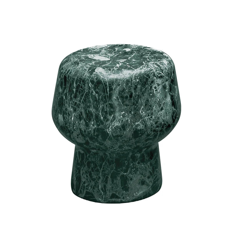 Luxury marble texture coffee tables fashionable green marble effect side table for living room modern