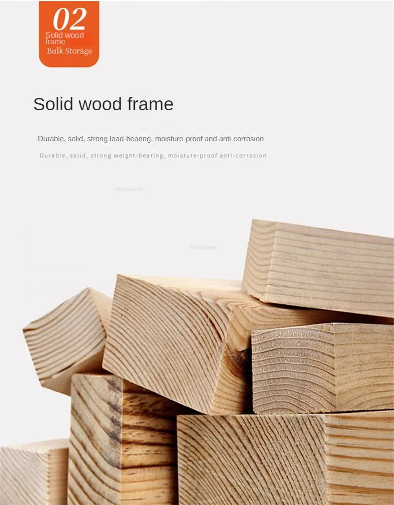 Nordic Shoe Changing Stool – European Style Storage Bench Ottoman