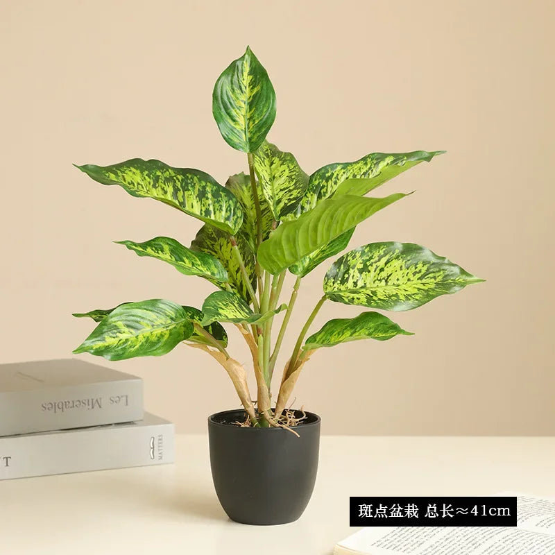 High-end Latex Artificial Potted Plant Green Ivy for Home Room Decoration Fake Plants Bonsai Wedding Party Event Garden Decor