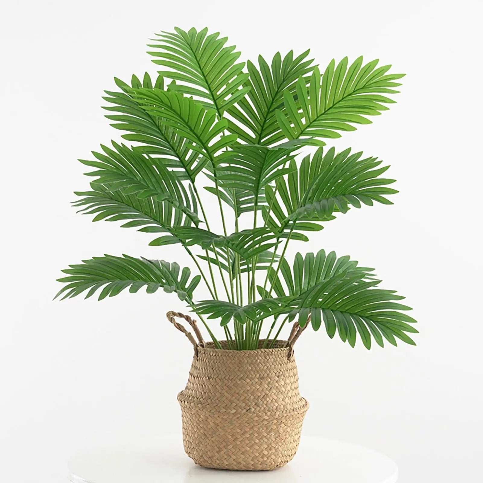 Artificial Palm Tree Tall Fake Plant Faux Areca Artificial Tree for Indoor Outdoor Home Office Bedroom Porch Balcony Decoration