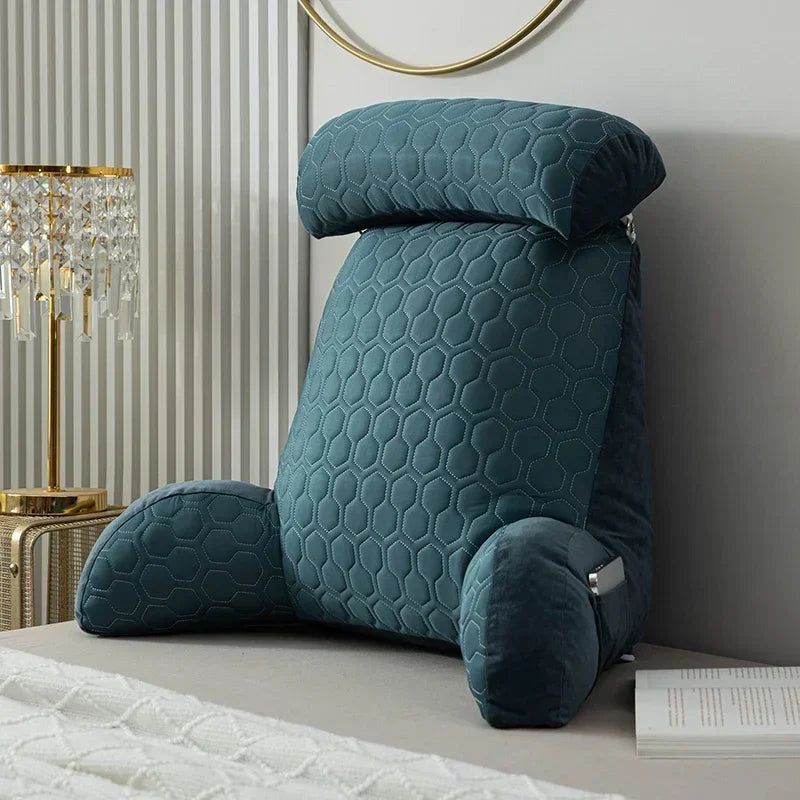 Reading Pillow Bed Pillow Back Cushion Waist Pillows with Washable Cover Chair Arm Standard Cool and Comfortable Cushion Sofa