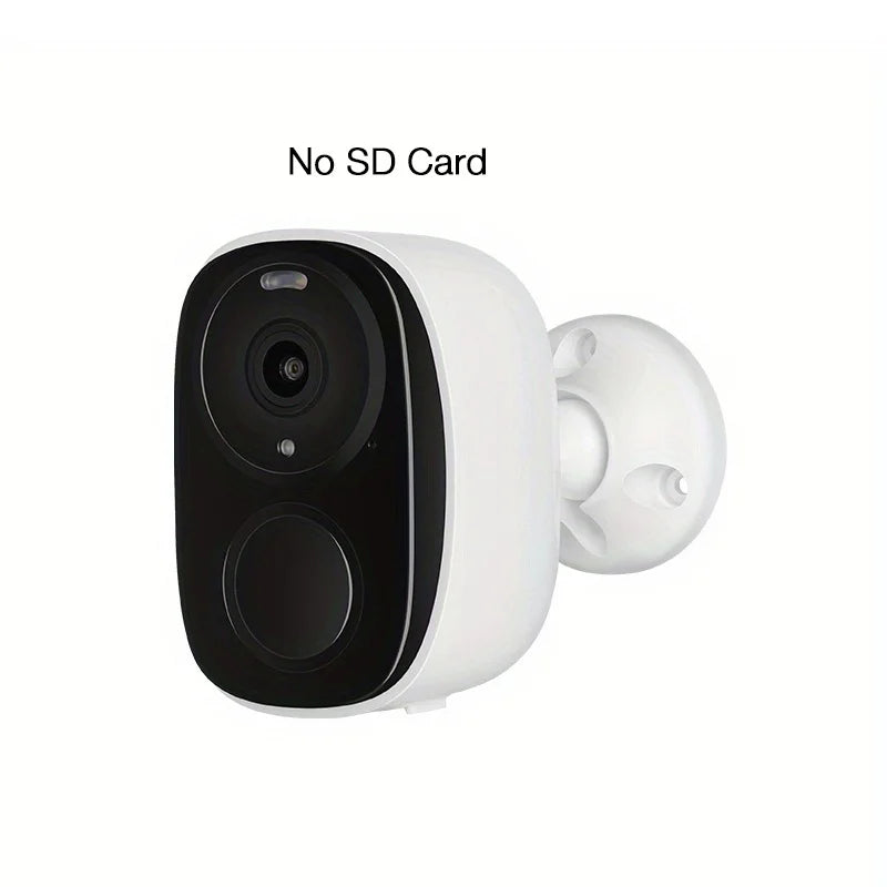 2K/3MP wireless outdoor security Camera 5200 mah battery powered PIR body detection night vision with spotlight two-way call