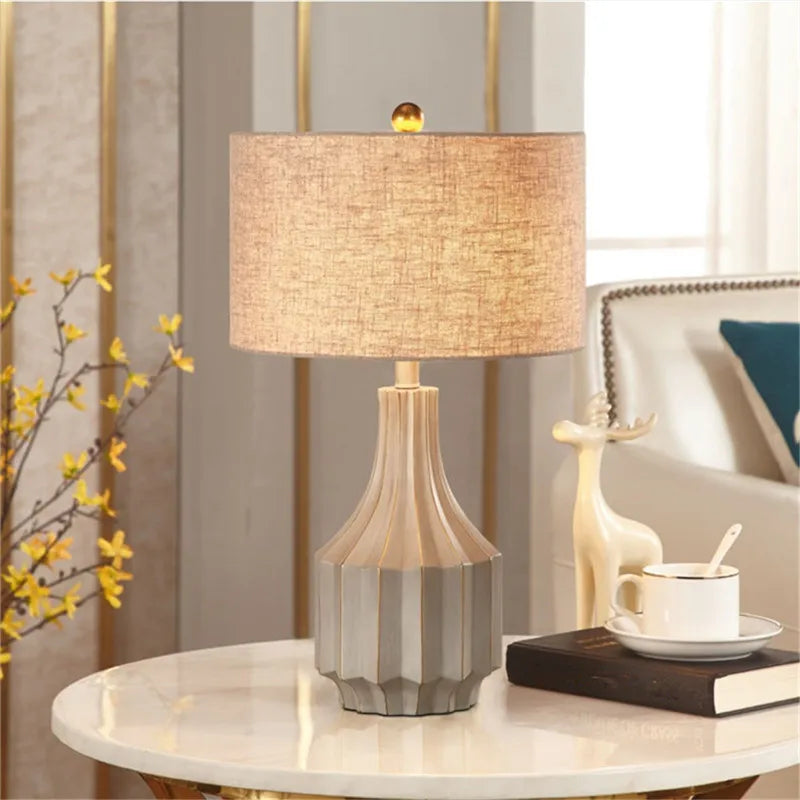 Contemporary Luxury Table Lamp LED Personality Creativity Living Room Bedroom Study Villa Hotel Bedside Household Desk Light